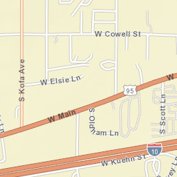 Quartzsite Arizona Street Map