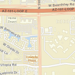 Arrowhead Ranch Arizona Street Map