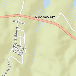 Roosevelt Arizona Street Map