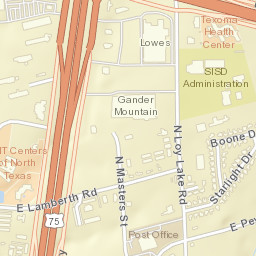 3100-3180 N Sam Rayburn Fwy, Sherman, TX 75090,, Street Map