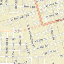 100-198 West Division Street, Hope, AR Street Map