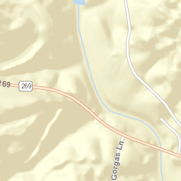 High Level Alabama Street Map