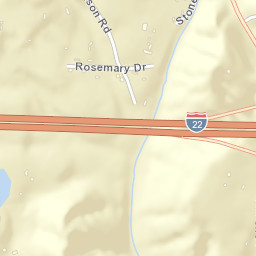 Media Alabama Street Map