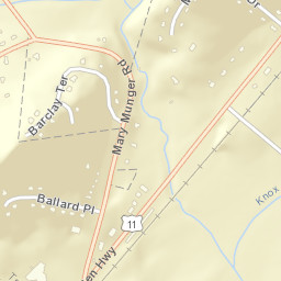 Meadowview Estates Alabama Street Map
