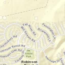 Robinson Ranch California Street Map