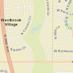 Westbrook Village Arizona Street Map