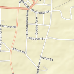 Berry Alabama Street Map