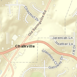 Chalkville Alabama Street Map