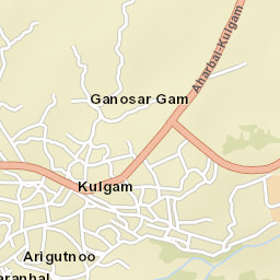 Kulgam Street Map