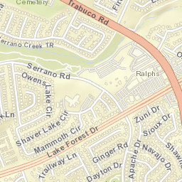 Serrano Place California Street Map