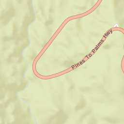 Pines to Palms Highway, Mountain Center Street Map