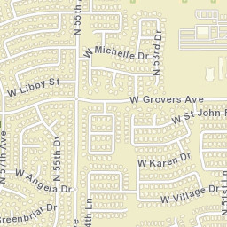 Chaparral Arizona Street Map