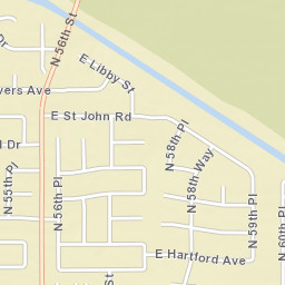 Oakhurst Arizona Street Map