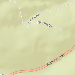 Hannagan Meadow Arizona Street Map