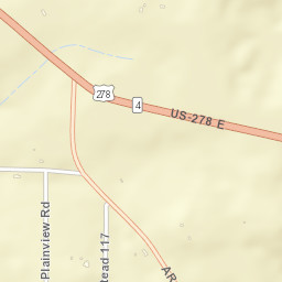 Gunter Addition Arkansas Street Map