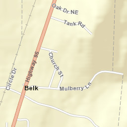Belk Alabama Street Map