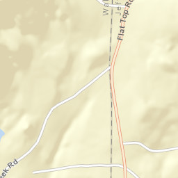 Flat Creek Alabama Street Map