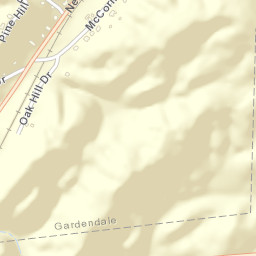 New Castle Alabama Street Map