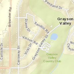 Grayson Valley Alabama Street Map