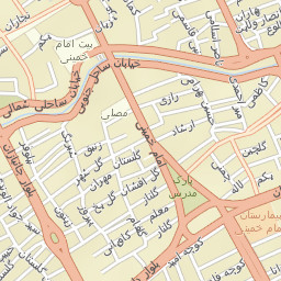Khomeyn Street Map