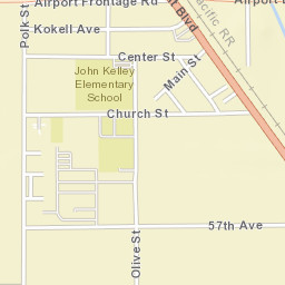 Thermal California Street Map