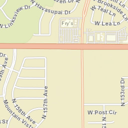 16640 North Reems Road, Surprise, AZ 85374 Street Map