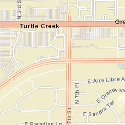 Greentrails Arizona Street Map