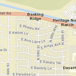 Basking Ridge Arizona Street Map