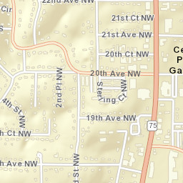 Center Point Gardens Alabama Street Map