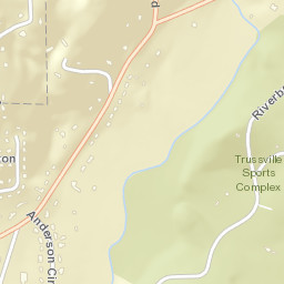 Moss Rock Alabama Street Map