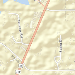Lazy V Lake Acres Alabama Street Map