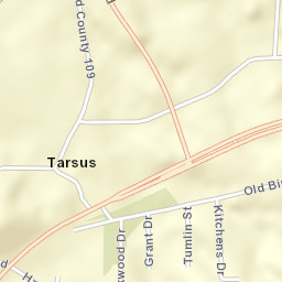 Tarsus Alabama Street Map