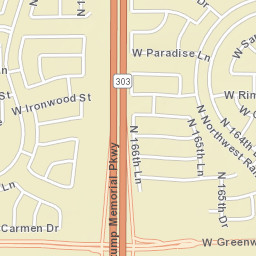 16507 West Tasha Drive, Surprise, AZ Street Map