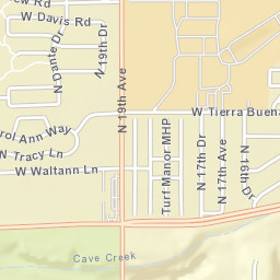 Turf Mobile Manor Arizona Street Map