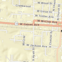 201-207 South Main Street Monticello AR Street Map