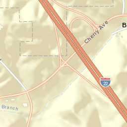 Blossburg Alabama Street Map