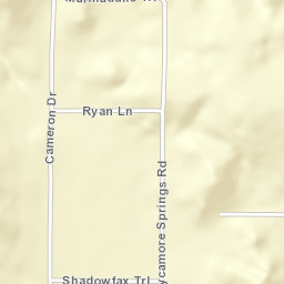 Sycamore Springs California Street Map