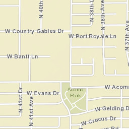 3935 W Country Gables Dr Phoenix AZ Street Map