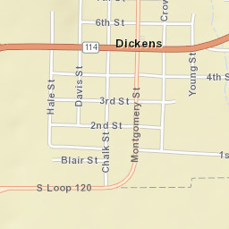 1211 5th Street, Dickens, TX 79229, USA Street Map