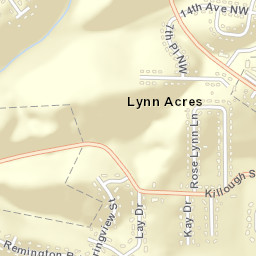 Lynn Acres Alabama Street Map
