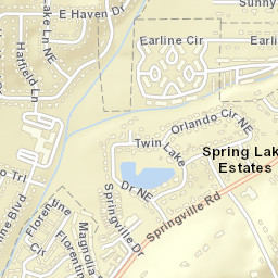 Spring Lake Estates Alabama Street Map