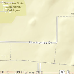Boiling Spring Alabama Street Map