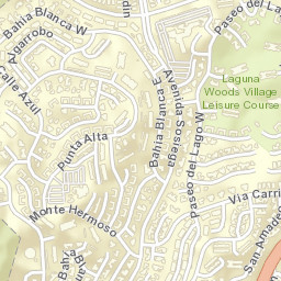 Aliso Viejo California Street Map