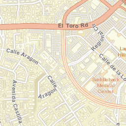 Laguna Hills California Street Map