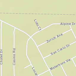 Alpine Village California Street Map