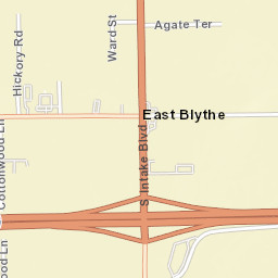 East Blythe California Street Map