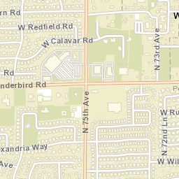 Weedville Arizona Street Map