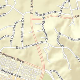 Fountain Hills Arizona Street Map