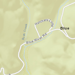 Blue Arizona Street Map