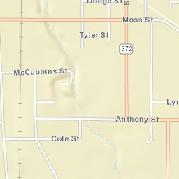 601-749 Anthony Street, Gainesville, TX Street Map